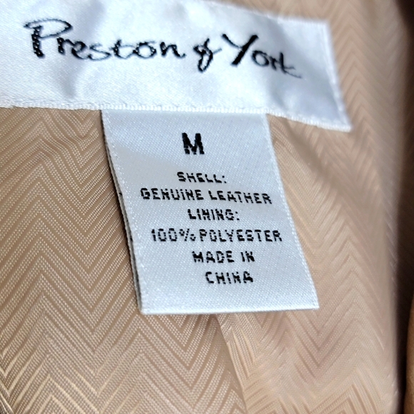 Preston and York Suede Leather Jacket Size Medium - Picture 4 of 6